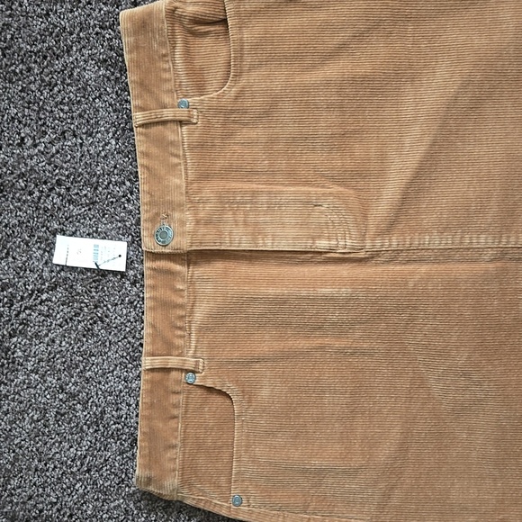 NEW Talbots Brown Corduroy Midi Skirt 10 - Picture 3 of 8
